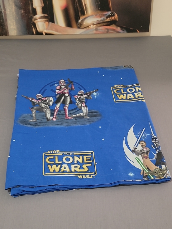 Star Wars Other - Star Wars Clone Wars Blue Character Bedding Sheet